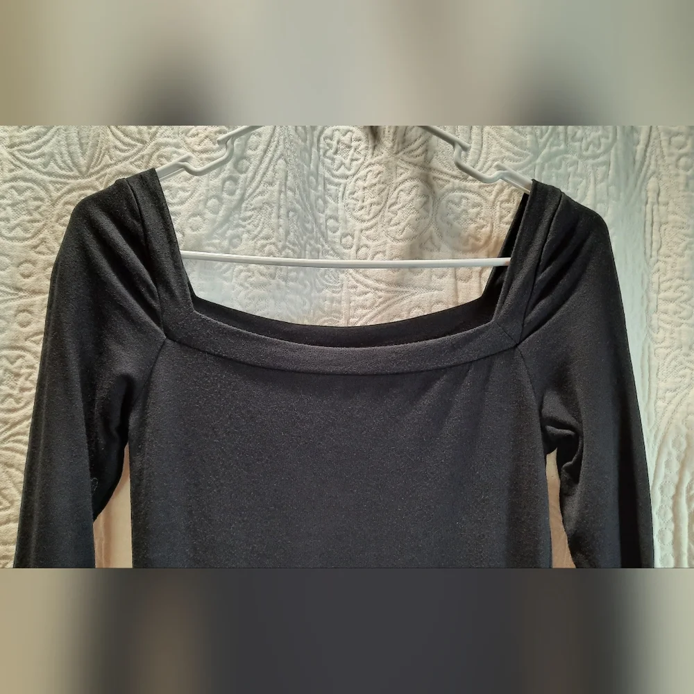 Urban Outfitters Dress Womans Small Black Long Sleeve Formal Party Classic - Picture 3 of 12